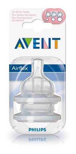 Set De 2 Tetinas Avent Clásico Flujo Variable Original Nuevo