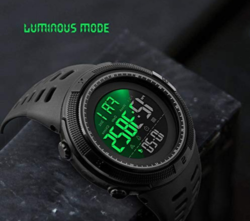 Imagen 5 de 5 de Reloj Digital Táctico Digital Skmei 1251 Caballero 50 Metros