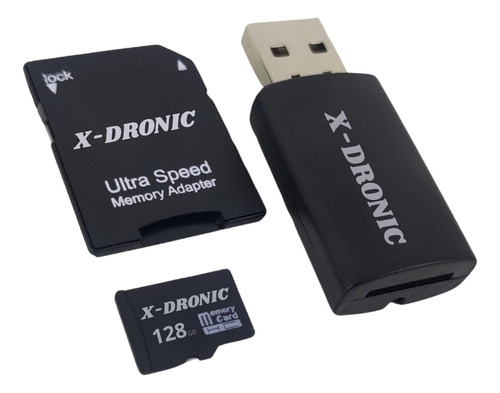 Cartao De Memoria 128GB Com Adaptador Pendrive Para Camera Wifi Ip Micro Sd Cartão Sd Classe 10 Original Com Usb Ideal Para Câmeras De Segurança