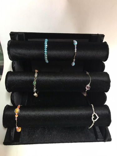 Exhibidor Porta Pulsera 3 Niv Armable Joyería Aparador Reloj