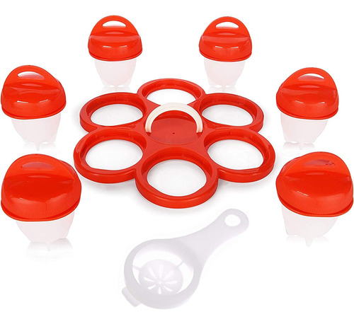 6pcs/set Eggies Egglettes Duro Hervir Huevo Cocina Huevos Co