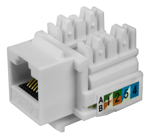 Kit Surface Box 2 Saídas + Rj11 Cat3 E Rj45 Cat5e Keystone
