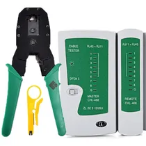 Comprar Pinzas Ponchadoras 3 En 1 Rj45 Rj11 Rj12 Con Tester