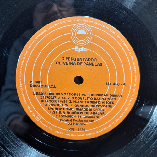 Imagem 7 de 10 de Vinil Lp O Oliveira De Panelas O Perguntador
