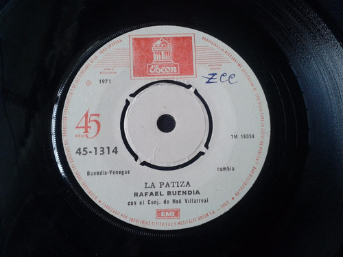 Single Rafael Buendia La Patiza