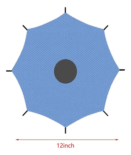 A Cubierta Sombra Para Trampolín, Toldo Para 12 Pies