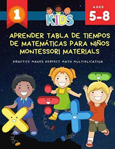 Libro: Aprender Tabla De Tiempos De Matemáticas Para Niños M