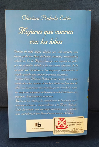 Mujeres Que Corren Con Los Lobos Clarissa Pinkola Estés