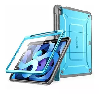 Funda iPad Air 4 Supcase Protector Incorporado Azul