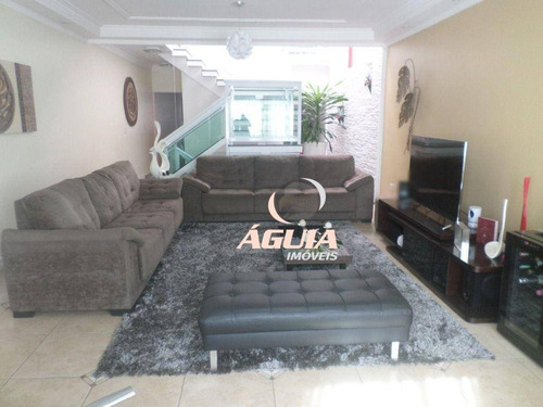 Imagem 1 de 30 de Sobrado À Venda, 259 M² Por R$ 1.115.000,00 - Vila Curuçá - Santo André/sp - So0909