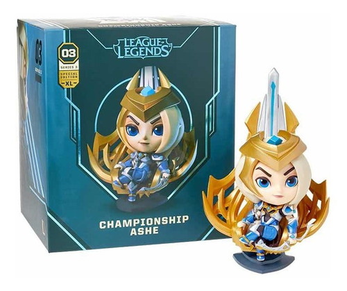 Figura Ashe Campeonato Boneco League Of Legends Riot