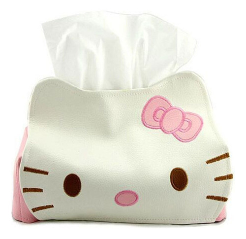 Hello Kitty Pu Dispensador De Pañuelos Caja De Pañuelos