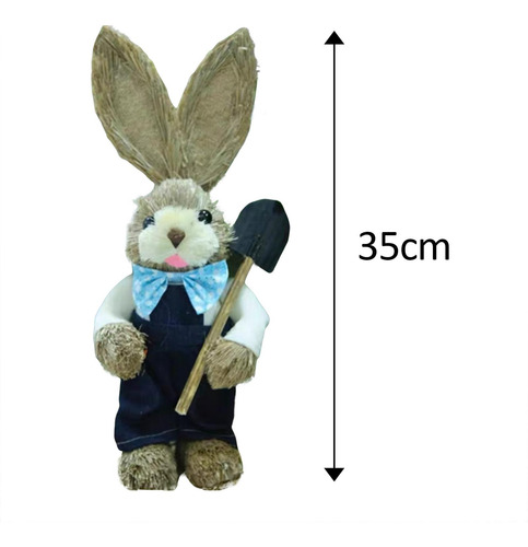 Figuras De Paja De Conejo De Pascua De Dibujos Patrón D