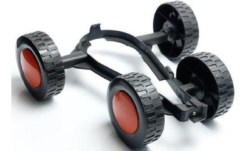 Imagen 3 de 7 de Bordeadora Electrica 600w Con Carrito Doble Ruleman Jardin