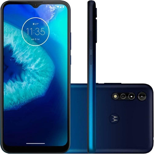 Celular Moto G8 Power Lite Azul Marinho 64gb 6.5 Motorola
