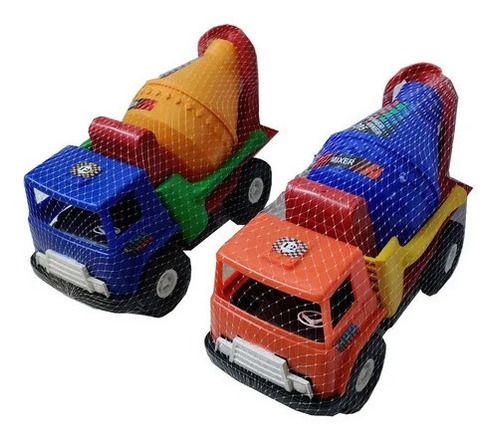 Camion De Plastico Tipo Trompo O Mezcladora Juguete De Niños