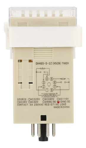 Relé De Atraso De Tempo Duplo O111rom Dh48s S-2z Lcd Display