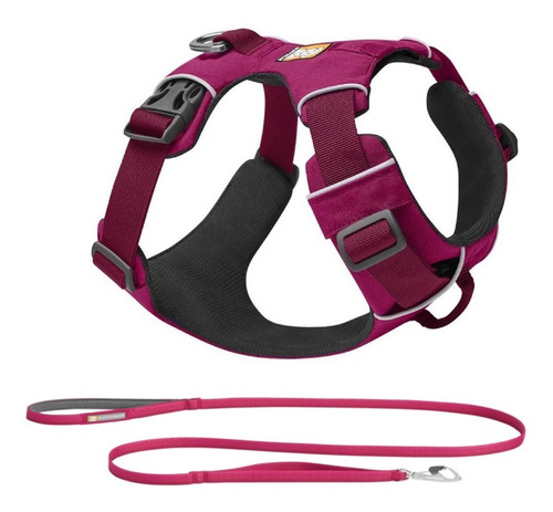 Correa Y Arnes Ruffwear Front Range + Plato Portátil Trixie