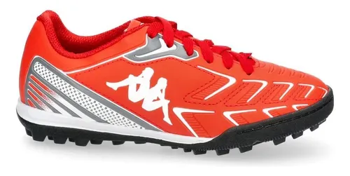Botines Papi Futbol 5 Kappa Legend Tg Kid Roja Blanco