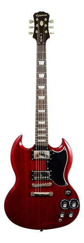 Guitarra eléctrica Epiphone SG G-400 Pro de caoba cherry con diapasón de granadillo brasileño