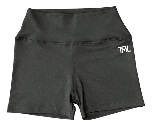 Calza Short Negro Tml Mujer