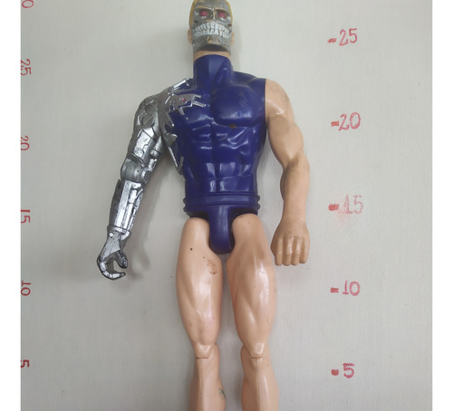 Boneco Psy Max Steel, Matteeel 1998. Antigo Vilão. (Usado)