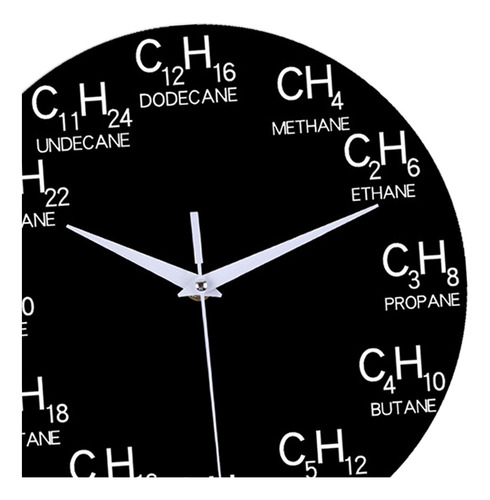 Reloj De Pared De 12 Pulgadas Relojes De Creativo Carbón