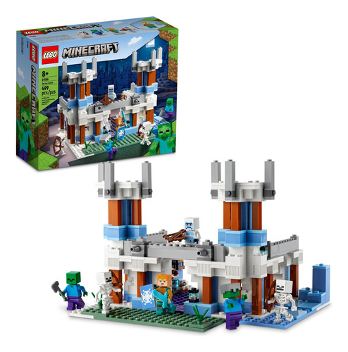 Set De Juguetes De Construcción Lego Minecraft The Ice Castl