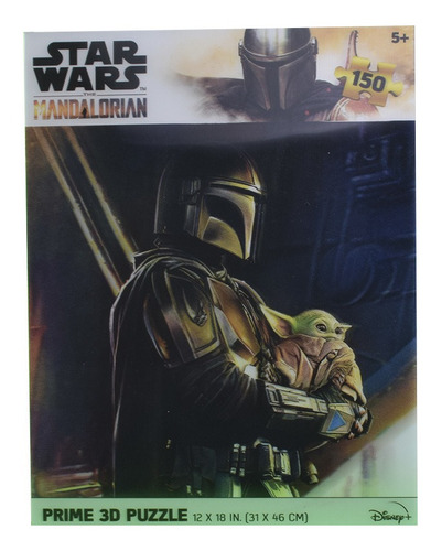 Puzzle Rompecabezas Prime 3d Star Wars The Mandalorian 150 P