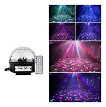 Comprar Bola Disco Led Bluetooth Ritmica Con Parlantes Fiestas 