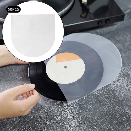 50 Uds. De Fundas Interiores Para Discos De 12 Pulgadas