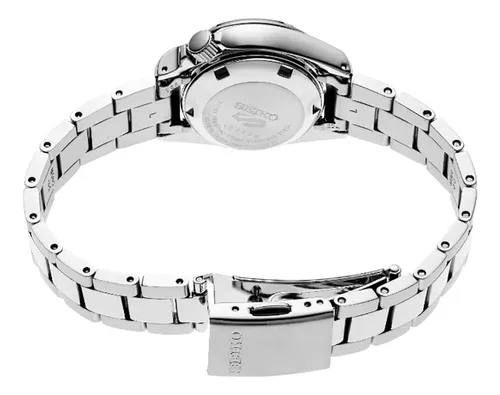 Seiko - Reloj Automático Para Hombre, Colección Deportiva 5, Acero Inoxidable, Pista De 60 Minutos, Resistente Al Agua, 100 M, Azul, Moderno