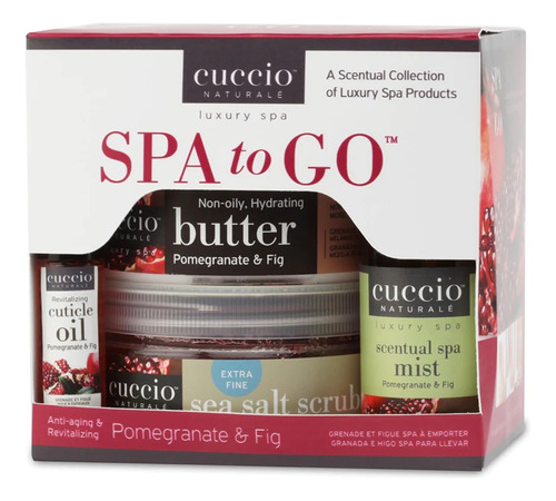 Kit De Spa Cuccio Con Granada E Higo Con Bruma, 60 Ml, Mante