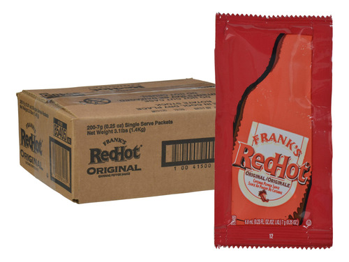 Frank's Redhot Paquetes Originales De Salsa De Pimienta Caye