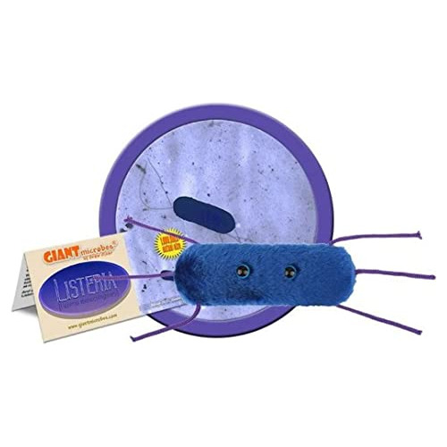 Giantmicrobes Listeria Peluche  Aprende Sobre Salud,...