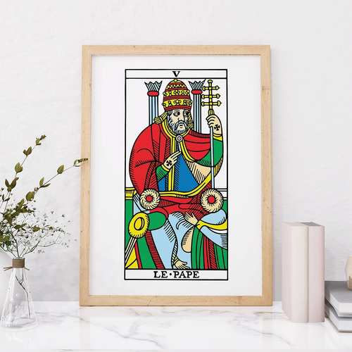 Imagen 7 de 10 de Set De 3 Cuadros Cartas De Tarot Con Marco - A Elección