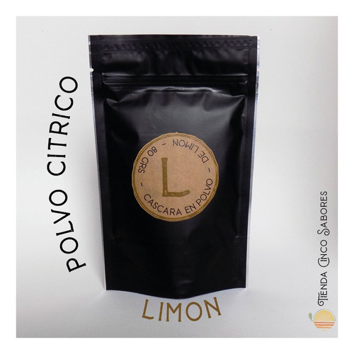 Cascara De Limón - Polvo - 80 Grs. -natural Sin Conservantes