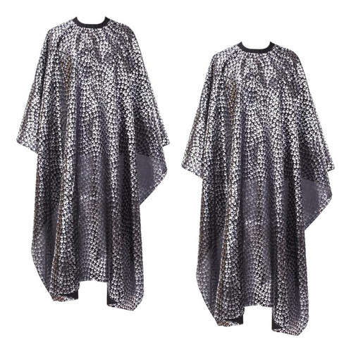 2x Delantal De Peluquería Impermeable Con Capa De Salón
