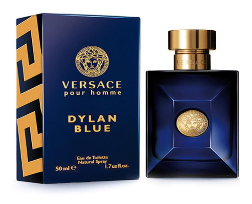 Versace Dylan Blue Pour Homme Edt 50ml Silk Perfumes Ofertas