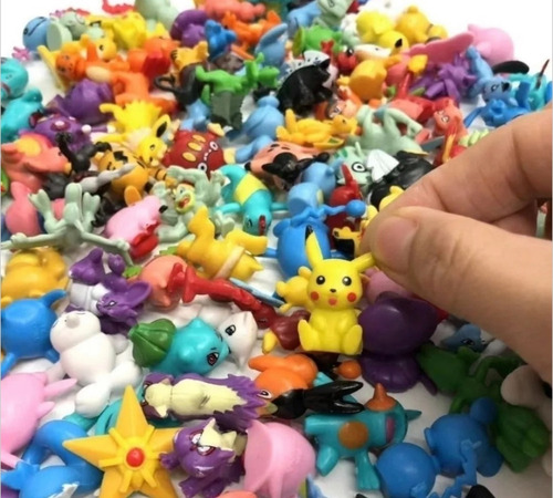 Lote 24 Figuras Pokémon 2 A 3cm + Estuche Al Azar De Regalo