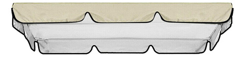 Toldo Superior Abatible Toldo Abatible De Beige 195x125x15cm