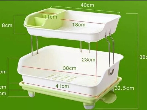 Lindo Escurridor De Platos 2 Niveles