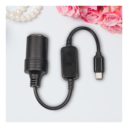 / Cable Convertidor Hembra Usb C Macho A Encendedor De Para