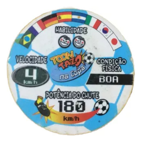 Tazo Toon- Na Copa- Perna De Pau- N. 27 (Usado)