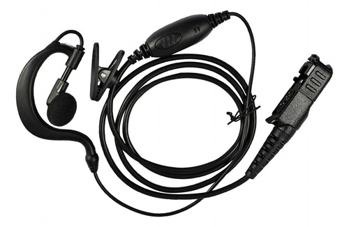 Fone De Ouvido Walkie Talkie Em Forma Microfone Ptt