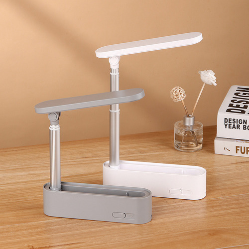 Zh Lámpara De Escritorio Con Atenuador Plegable Con Carga
