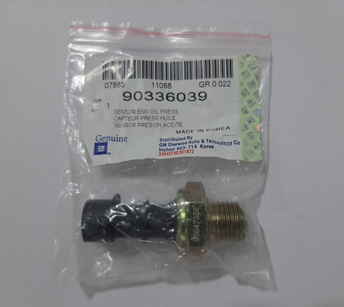 Valvula Presion De Aceite Gm Aveo Optra Corsa 95961350