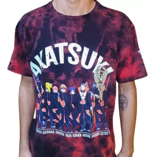 Camiseta Naruto Akatsuki Nuvem