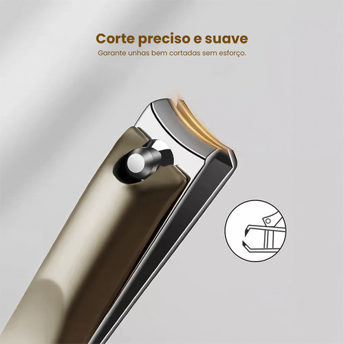 Kit De Alicate De Unha Cortador C/ Lixa Corta Unhas Grossas