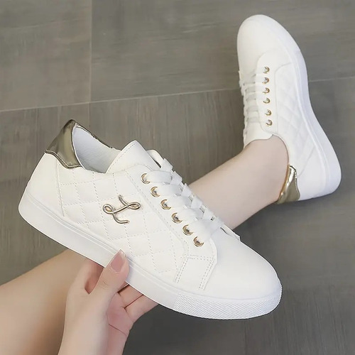 Zapatillas Casual Transpirables De Suela Blanda Para Mujer